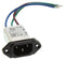 Corcom - TE Connectivity 15EEJ8 Power Inlet Filter EMI 15A 250VAC
