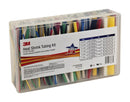 3M FP-301 KIT ASSORTED HEAT SHRINK TUBING KIT, PO, 133 PIECES, 3/32IN - 1/2IN