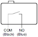 Omron D2HW-C273M D2HW-C273M Microswitch Subminiature Simulated Roller Lever SPST-NO Wire Leaded 2 A 12 VDC