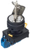 Idec YW1K-33DE21 Keylock Switch YW Series 2NO / 1NC Off-On-Off Screw 10 A 600 V