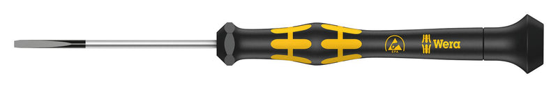 Wera 030105 Screwdriver Slotted ESD 80 mm Blade 3 Tip 180 Overall