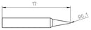 Weller RTP 002 C Soldering TIP Conical 0.2MM