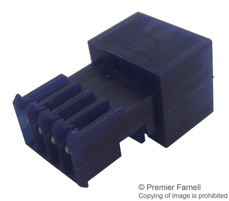 AMP - TE Connectivity 3-647002-4 IDC Connector Plug Male 2.54 mm 1 Row 4 Contacts Cable Mount