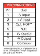 XP Power IW2412SA IW2412SA Isolated Through Hole DC/DC Converter Regulated ITE 2:1 1 W Output 12 V 84 mA