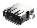GCT (GLOBAL Connector TECHNOLOGY) USB1015-GF-L-A USB1015-GF-L-A USB Conn 2.0 Type A R/A Rcpt 4POS TH