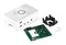 Multicomp PRO ASM-1900143-11 Raspberry Pi Accessory 4 Model B Case Plastic White Integrated Power Button