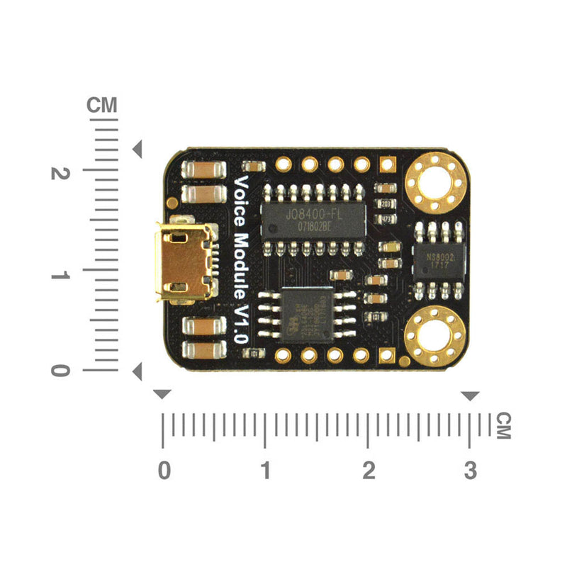 Dfrobot DFR0534 DFR0534 Gravity Uart MP3 Voice Module With 8MB Flash Memory for Arduino Board