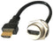 Multicomp PRO MP002471 Audio / Video Cable Assembly Hdmi Plug 11.8 " 300 mm Black MP Metal Sealed Connectors