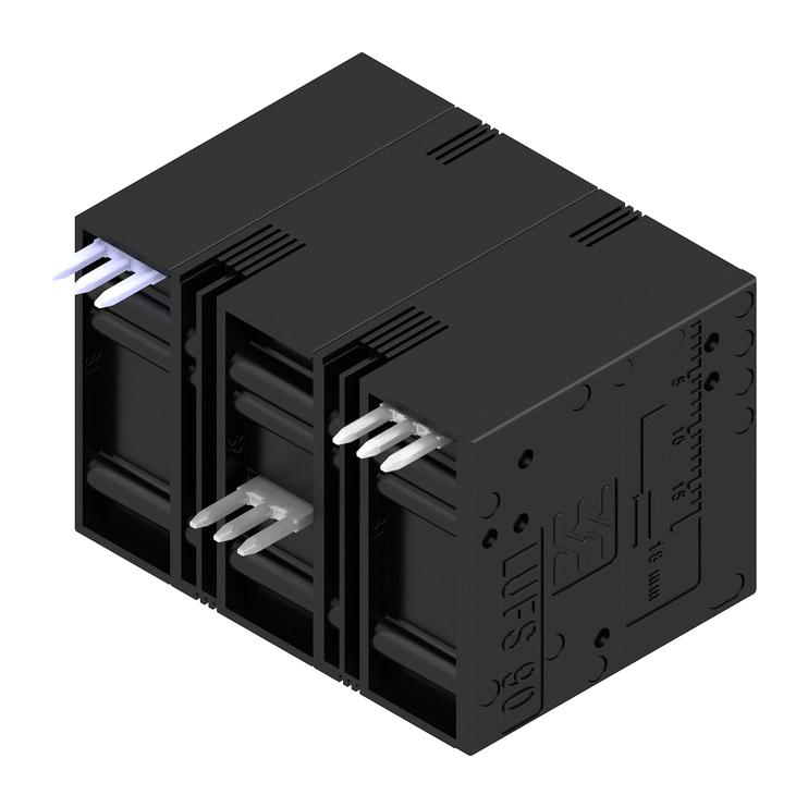 Weidmuller 2500570000 2500570000 Wire-To-Board Terminal Block 15 mm 3 Ways 18 AWG 4 16 mm&Acirc;&sup2; Push In