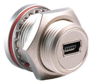 Multicomp PRO MP002434 USB Sealed Connector Mini Type B Receptacle Panel Mount 2.0 IP68