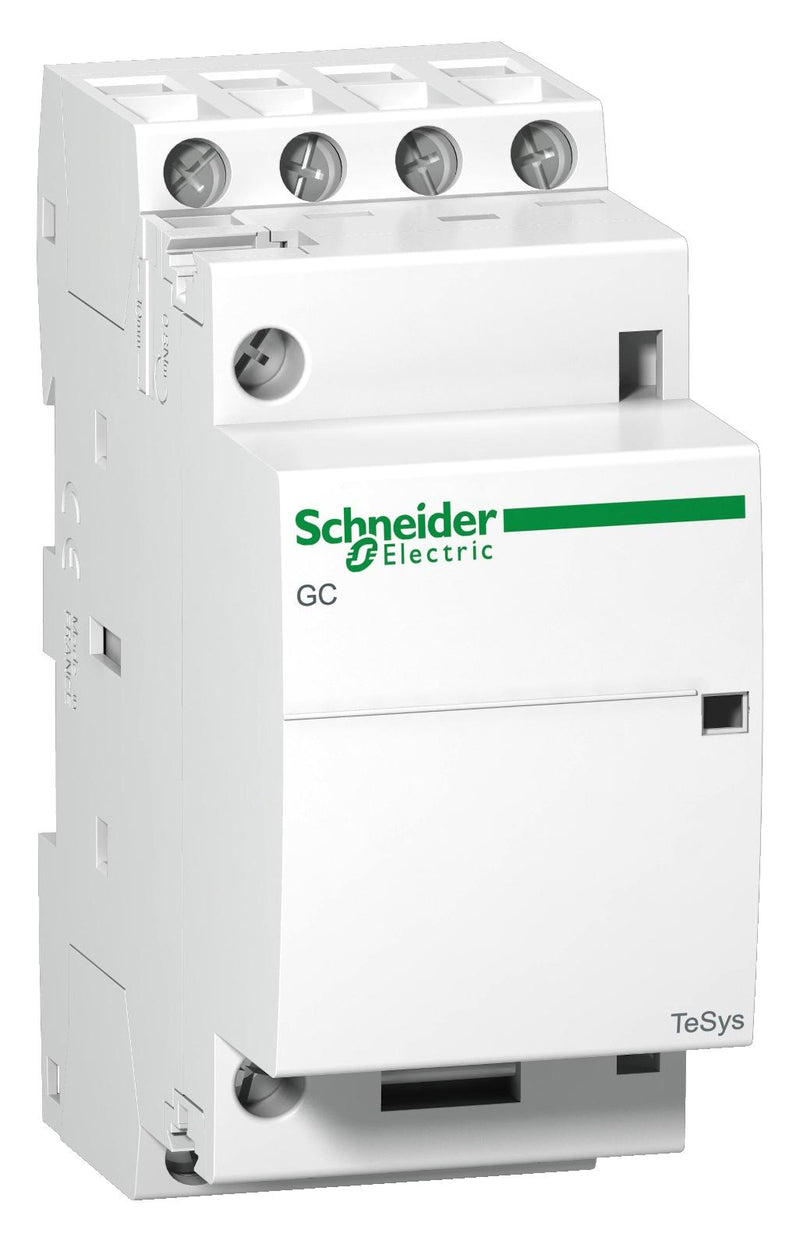 Schneider Electric GC2522M5 Contactor DIN Rail 250 VAC DPST-NO DPST-NC 4 Pole