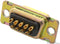 ITT Cannon DEM9P D Sub Connector DB9 Standard Plug DEM Series 9 Contacts DE Solder
