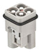 Harting 09120033051 Heavy Duty Connector Han Q Insert 3+PE Contacts 3A Plug Crimp Pin - Not Supplied