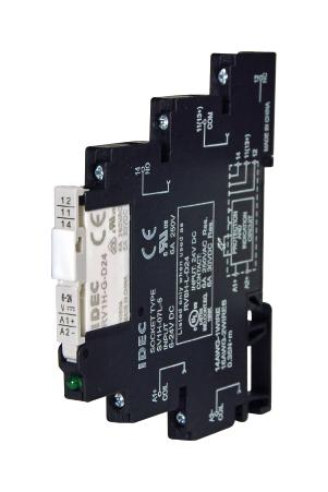 Idec RV8H-S-AD24&nbsp;&nbsp;&nbsp;&nbsp; RV8H-S-AD24&nbsp;&nbsp;&nbsp;&nbsp; Power Relay Spdt 24 V 6 A RV8 DIN Rail Non Latching
