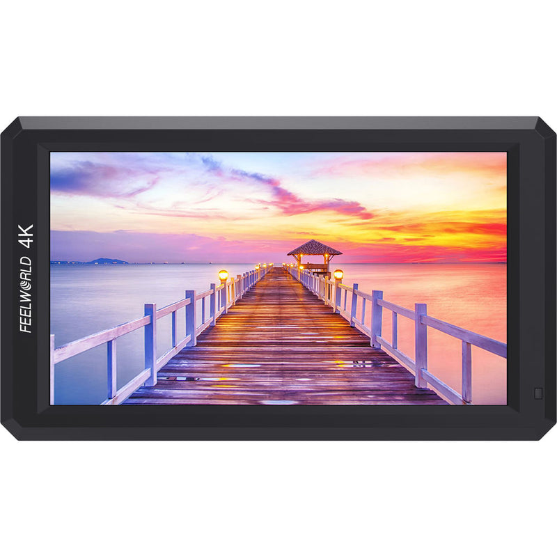 FeelWorld 5.7" IPS 4K HDMI On-Camera Monitor with Tilt Arm