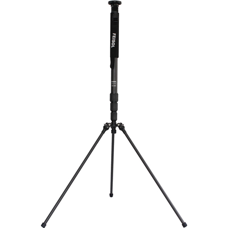 FEISOL CM-1443 Rapid Carbon Fiber Monopod with Three-Leg Base