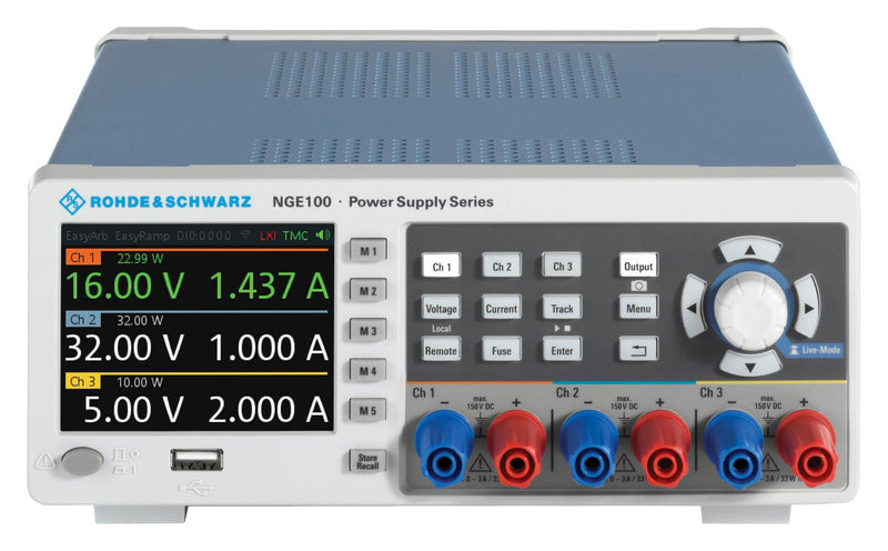 Rohde & Schwarz NGE103B Bench Power Supply Adjustable 3 Output 0 V 32 A