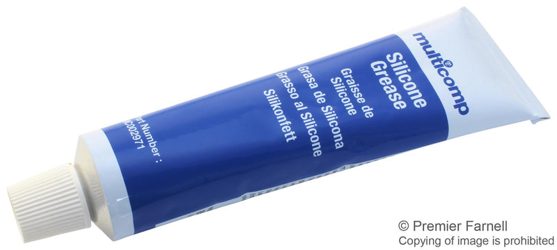 Multicomp MC002971 Thermal Grease Silicone Tube 85.6 g Weight 85 ml