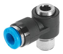 Festo 153102 Pneumatic Fitting Push-In L-Fitting R1/4 14 bar 10 mm PBT (Polybutylene Terephthalate) Qslv