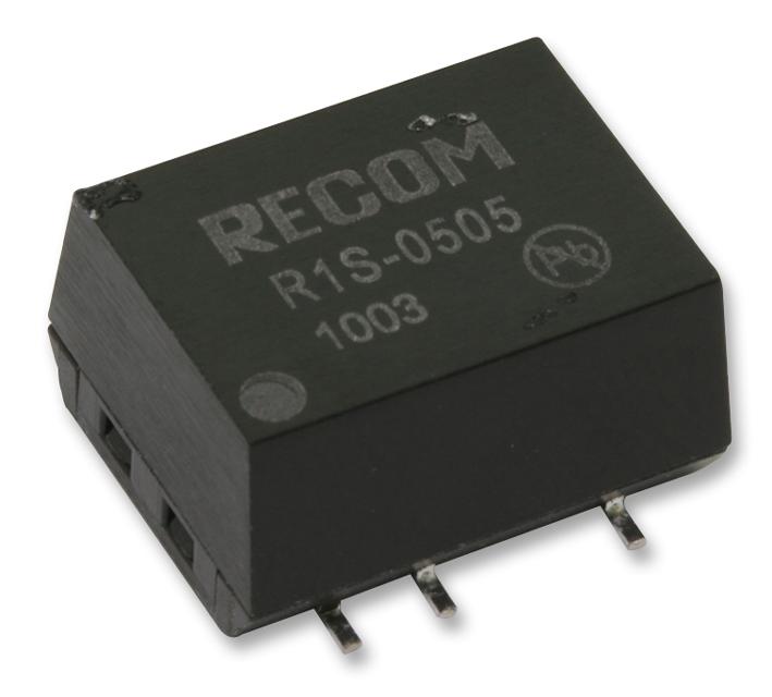 Recom Power R1S-0505 Isolated Board Mount DC/DC Converter ITE &amp; Medical 1 Output W 5 V 200 mA