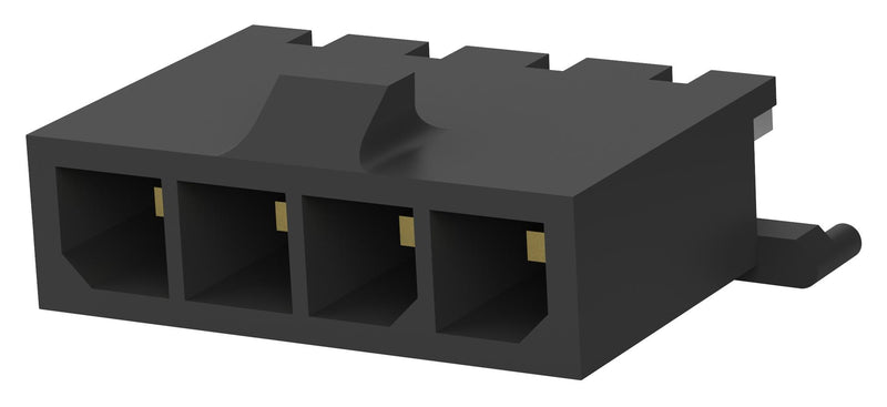 AMP - TE Connectivity 2-1445093-4 2-1445093-4 Pin Header Wire-to-Board 3 mm 1 Rows 4 Contacts Through Hole Straight Micro MATE-N-LOK