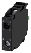 Siemens 3SU1400-1AA10-1DA0 Contact Block Sirius ACT Front Plate Mounting 10 A 500 V 2NO