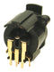 Multicomp PRO MP300405 MP300405 XLR Connector 5 Contacts Receptacle Panel PCB Mount Gold Plated Plastic Body