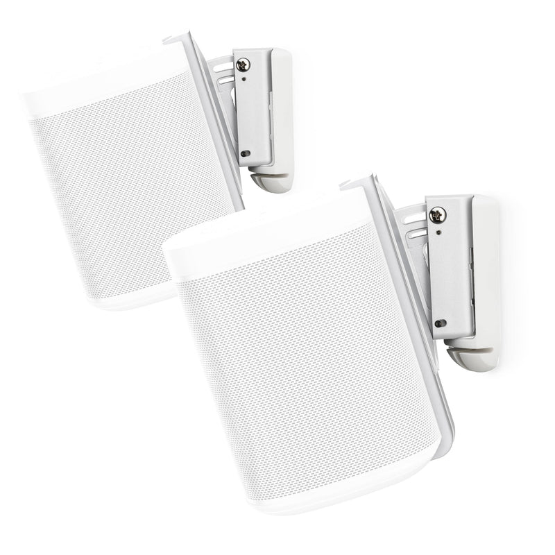 FLEXSON S1-WMX2 Wall Mounts for Sonos One (White, Pair)