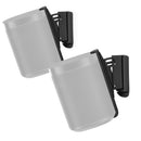 FLEXSON S1-WMX2 Wall Mounts for Sonos One (Black, Pair)