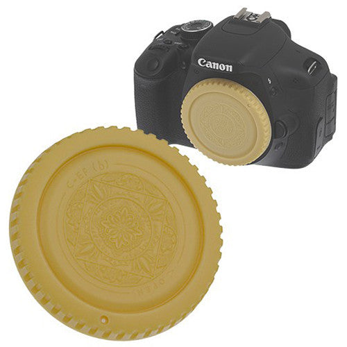 FotodioX Designer Body Cap for Canon EOS EF & EF-S Cameras (Gold)