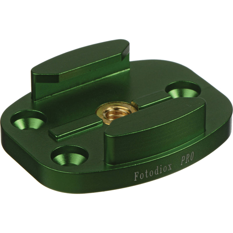FotodioX Quick Release Mount with Screw Holes for GoPro (Green)