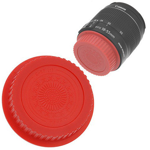 FotodioX Designer Body Cap for Canon EOS EF & EF-S Mount Camera (Red)