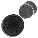 FotodioX Designer Body Cap for Nikon F Mount Camera (Black)