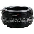 FotodioX Vizelex Cine ND Throttle Adapter-Nikon Nikkor F Mount G-Type D/SLR Lens to Sony Alpha E-Mount
