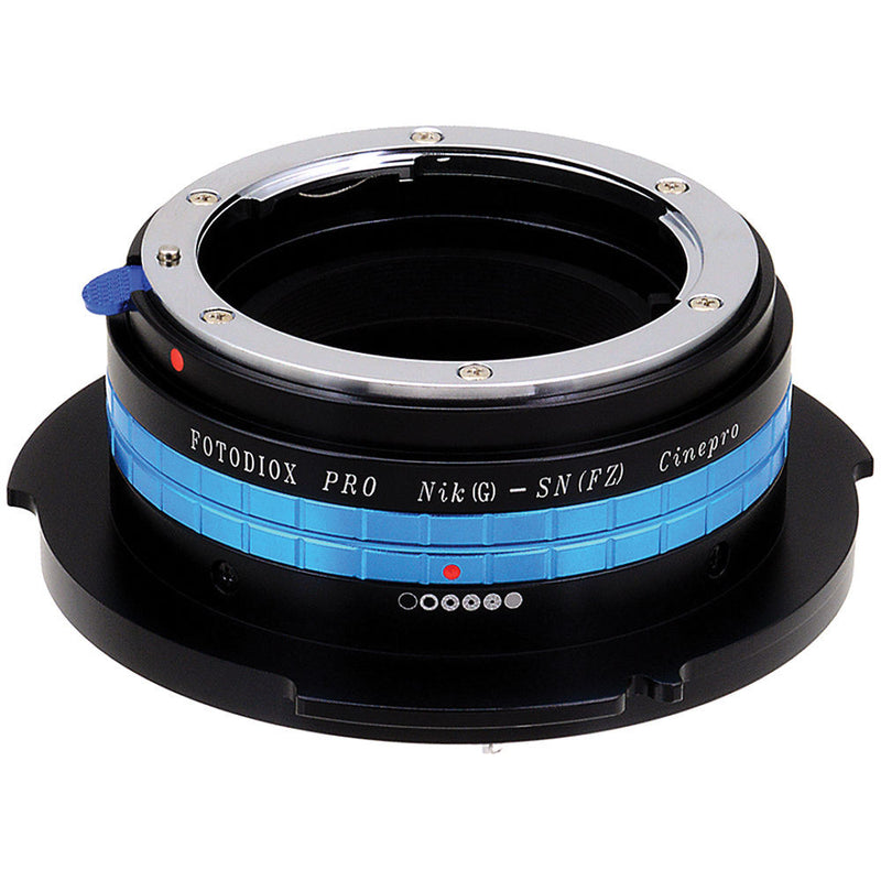 FotodioX Pro Lens Mount Adapter Nikon F, G/DX to Sony FZ Mount
