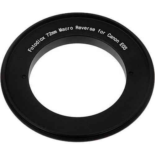 FotodioX 72mm Reverse Mount Macro Adapter Ring for Canon EOS-Mount Cameras