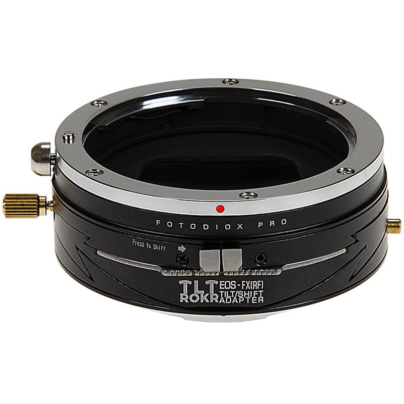 FotodioX Pro Tilt and Shift ROKR Lens Mount Adapter for Canon EOS EF Lenses to Fujifilm X-Series Camera Body
