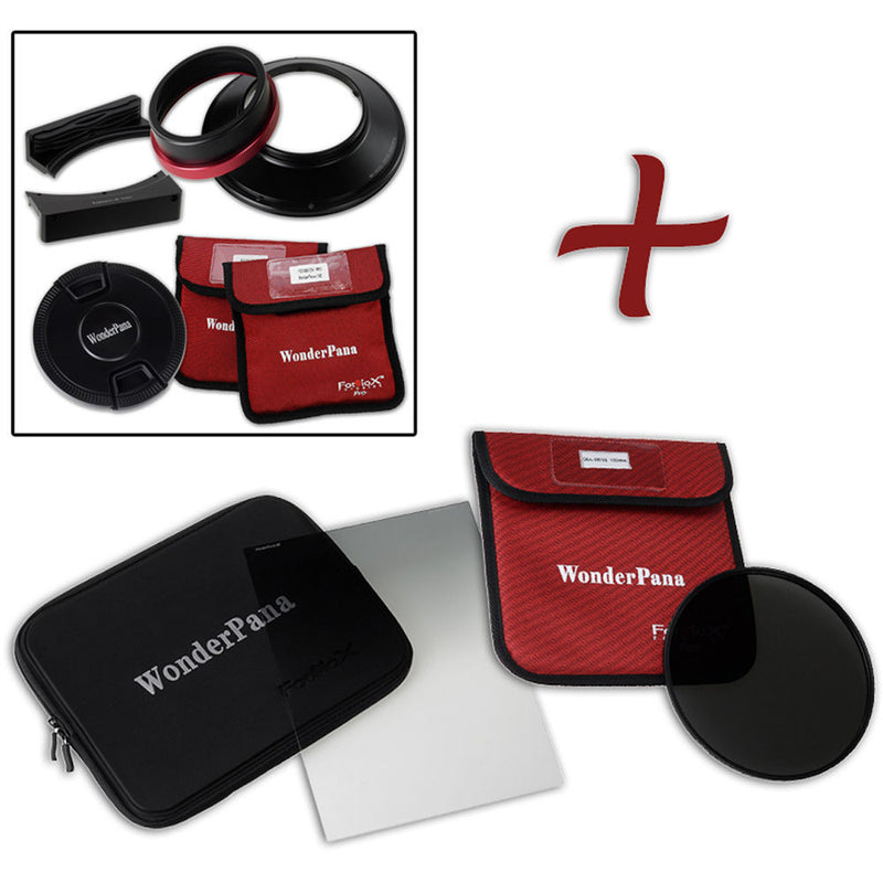FotodioX WonderPana FreeArc XL Core Unit Kit for Canon 11-24mm Lens with 186mm Slim, Solid Neutral Density 1.2 and 7.9 x 10.2" Hard-Edge Graduated Neutral Density 0.6 Filters