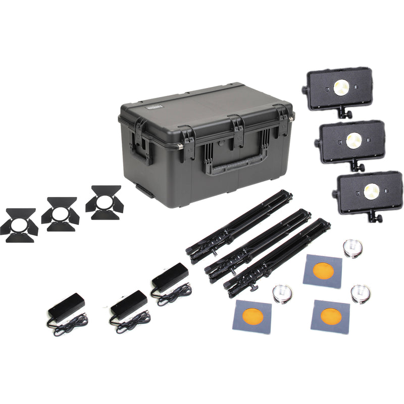 Frezzi Skylight Triple AC V-Mount Light Kit without Charger