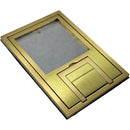 FSR FL-200 U-Access Cover with Lift-Off Door (1/4" Brass Square Flange)