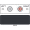 FSR IPS-A222S 2-RCA, Red & White to 2-Screw Terminal (Labeled, Black)
