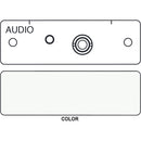 FSR IPS-A511S 3.5mm Stereo to Captive Screw Terminals Insert / Bal (Labeled, White)