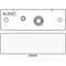 FSR IPS-A511S 3.5mm Stereo to Captive Screw Terminals Insert / Bal (Labeled, White)