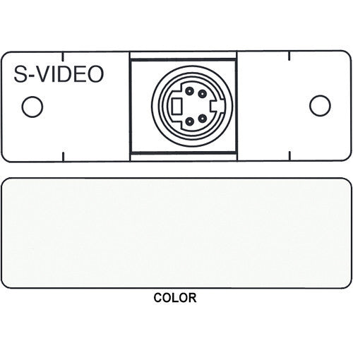 FSR IPS-V311S S-Video to S-Video Insert Module (Labeled, White)