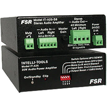 FSR 25 Watt per Channel 8 Ohm Stereo Amplifier