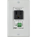 FSR Switched AC Power Outlet Wallplate with 12 VDC (12V)