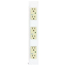 FSR Internal AC Bracket with 3 Decora SpikeShield 15A Receptacles for PWB-320 Wall Box