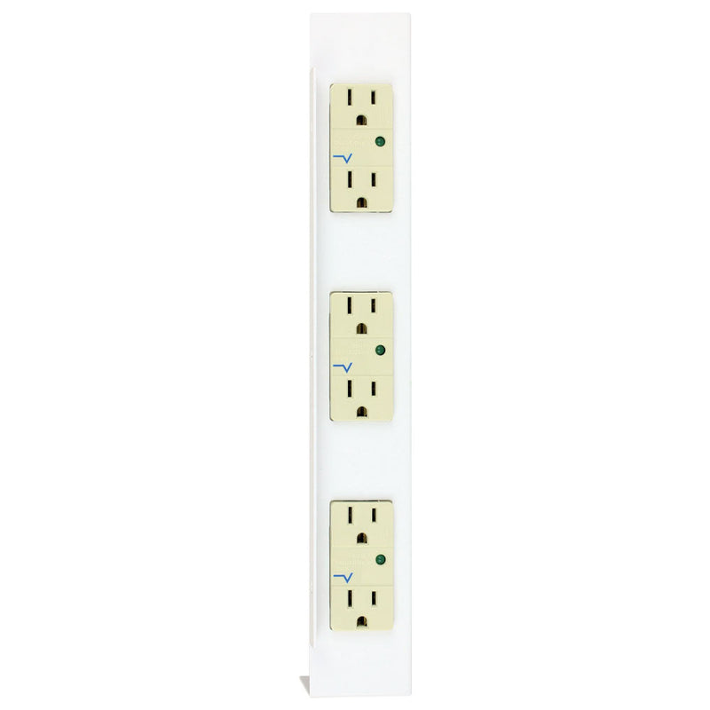 FSR Internal AC Bracket with 3 Decora SpikeShield 15A Receptacles for PWB-320 Wall Box