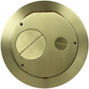 FSR Furniture Feed Cover for 6" SmartFit Poke-Thru Floor Box (Brass)