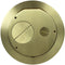 FSR Furniture Feed Cover for 6" SmartFit Poke-Thru Floor Box (Brass)